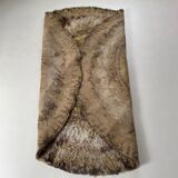 195cm multi-color scandinavian psychedelic batik high pile pop art rya rug 1970s