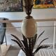 Ostrich egg lamp and pineapple in Jansen style