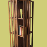 Old revolving library in solid oak
