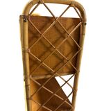 Vintage rattan shelf