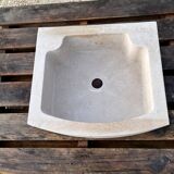 Rounded stone sink