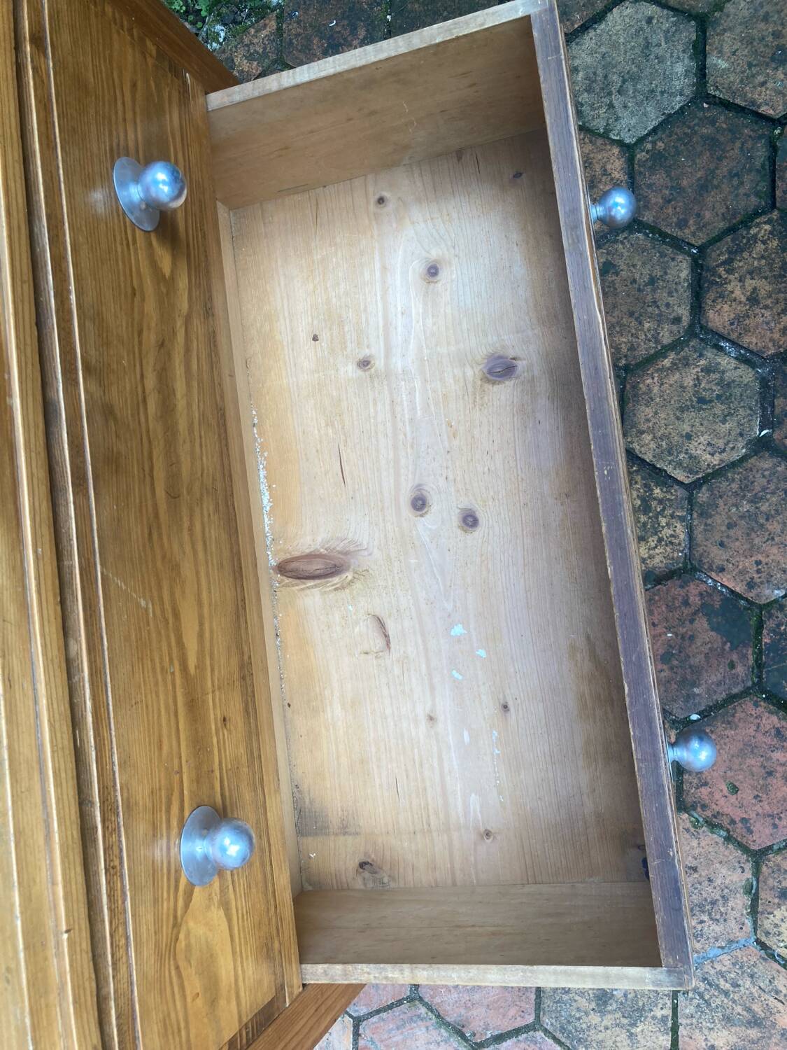 Vintage pine chest of drawers