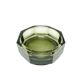 Art Deco Caddy, Olivine Crystal, Moser, Czechoslovakia, 1930s