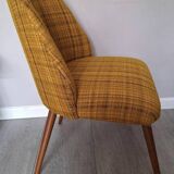 Chaise de cocktail vintage marquée Göbel Dresden