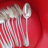 12 tablespoons in silver metal