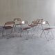 6 Plia folding chairs by Giancarlo Piretti for Anonima Castelli