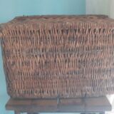 Wicker basket, rectangular - Used for racing - with tilting lid