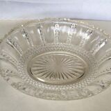 Oval glass bowl