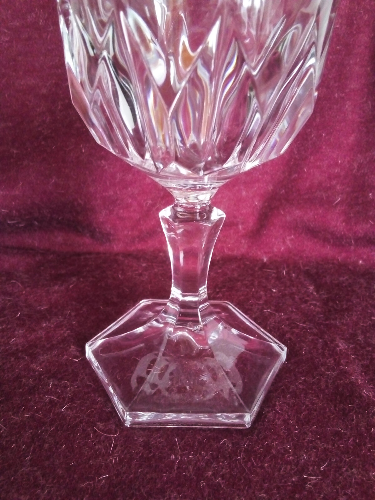 Set de 6 verres à eau cristal d'Arques - Chaumont