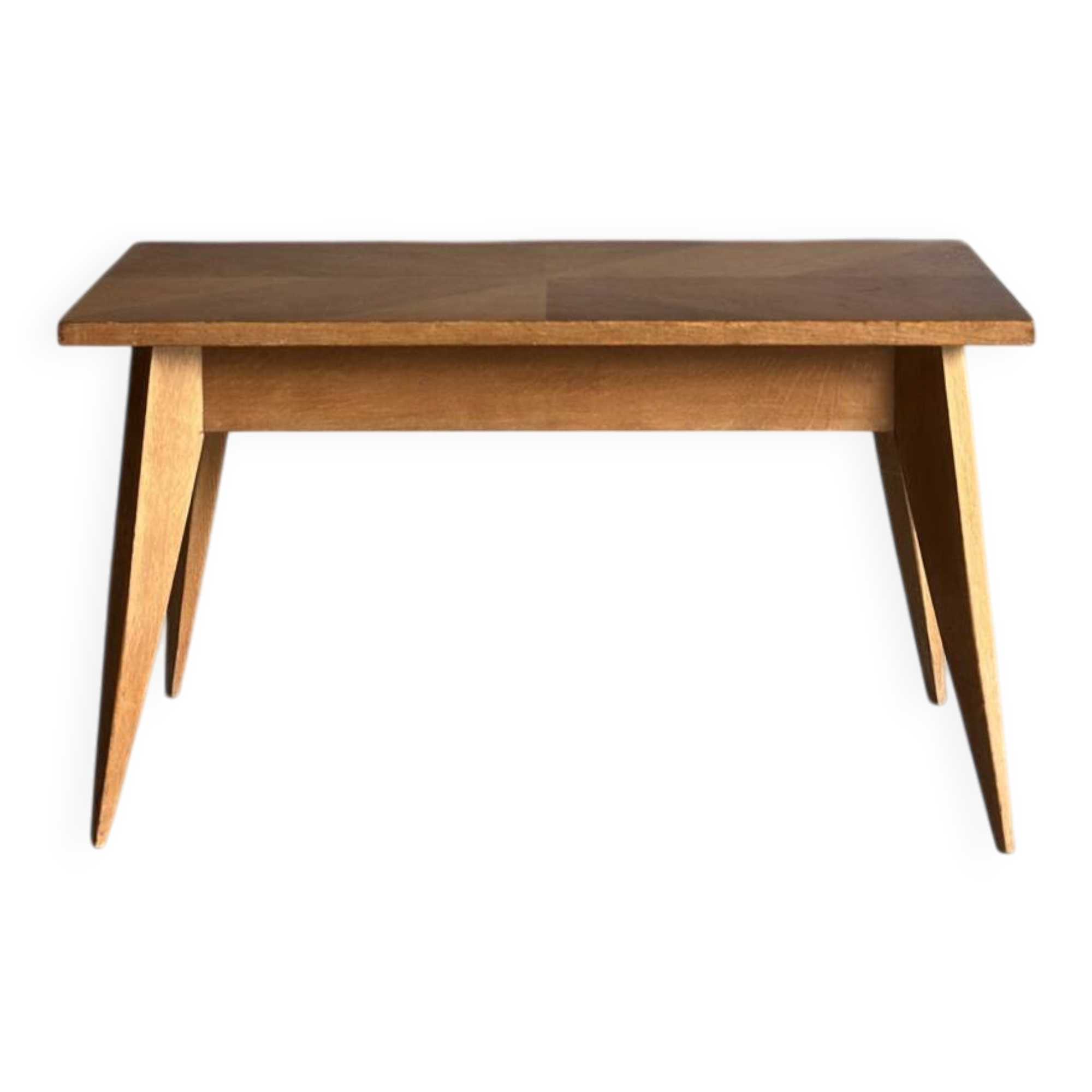 Table basse vintage années 50 pieds compas design scandinave