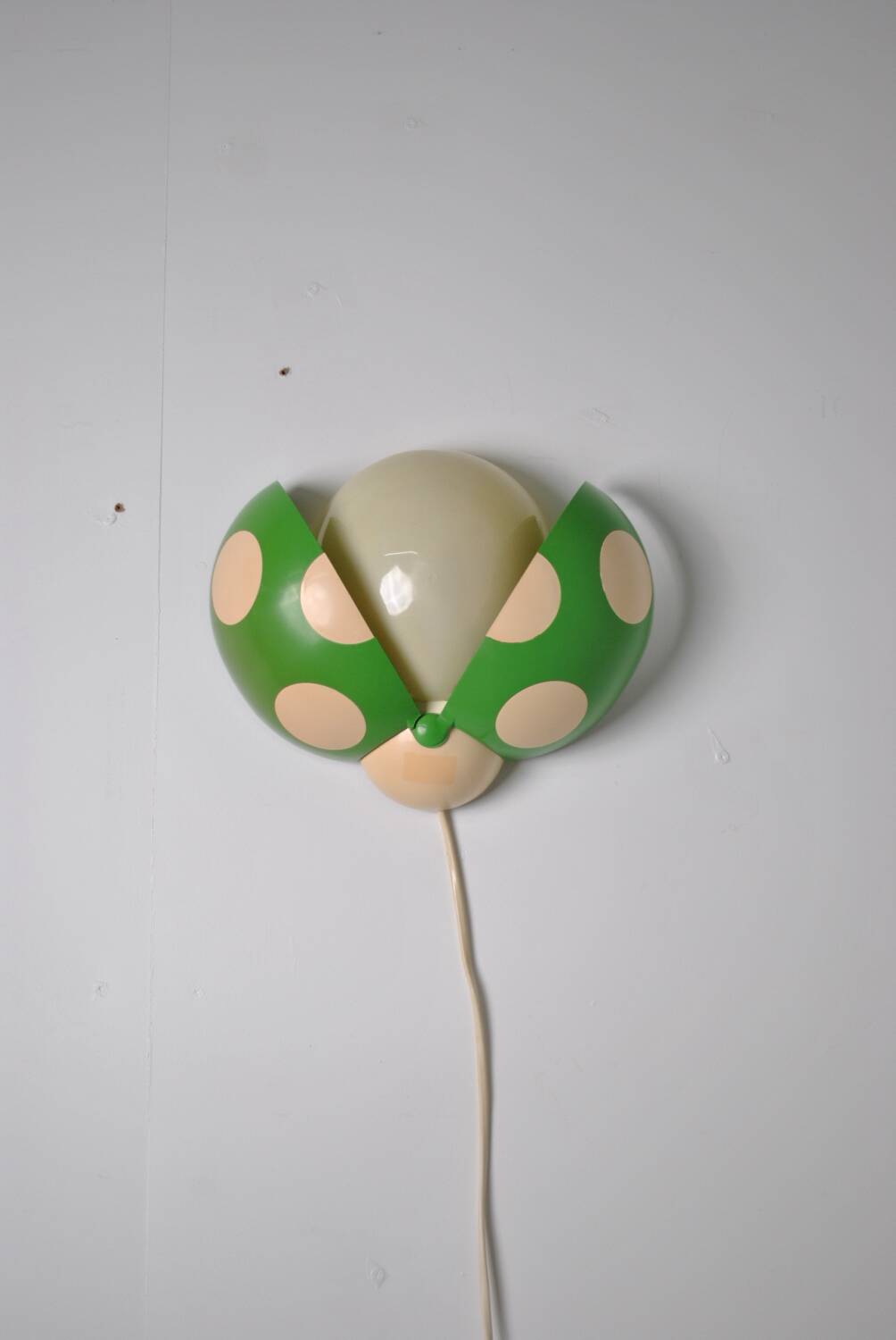 Lucinelle ladybug wall lamp by Jean-Pierre Vitrac 1979
