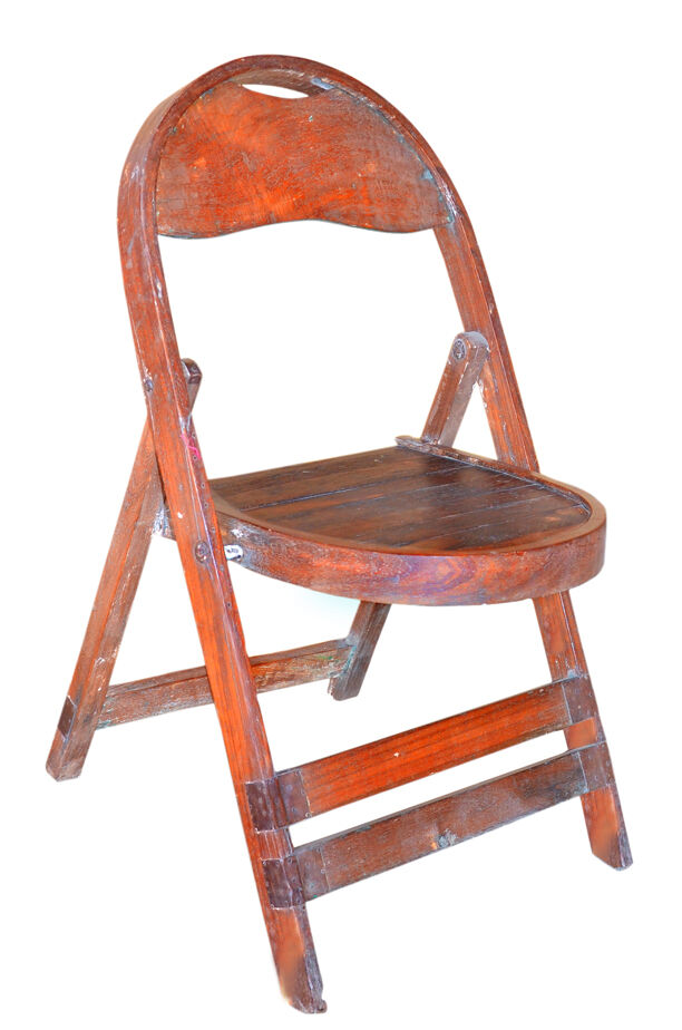 Ancienne chaise en teck birman