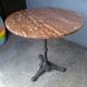 70cm marble bistro table / pedestal table