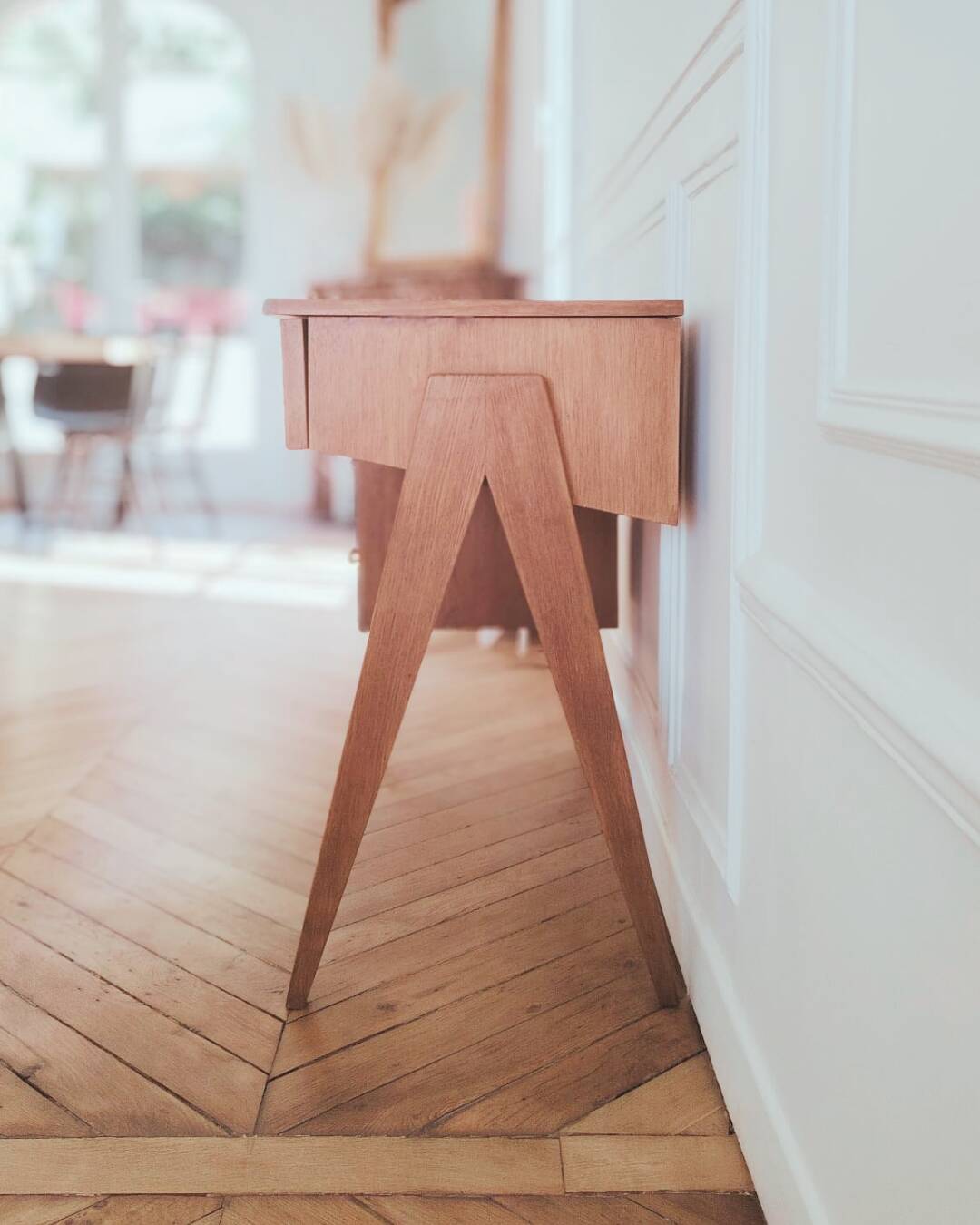 Vintage Scandinavian style desk, 1950s-60s.