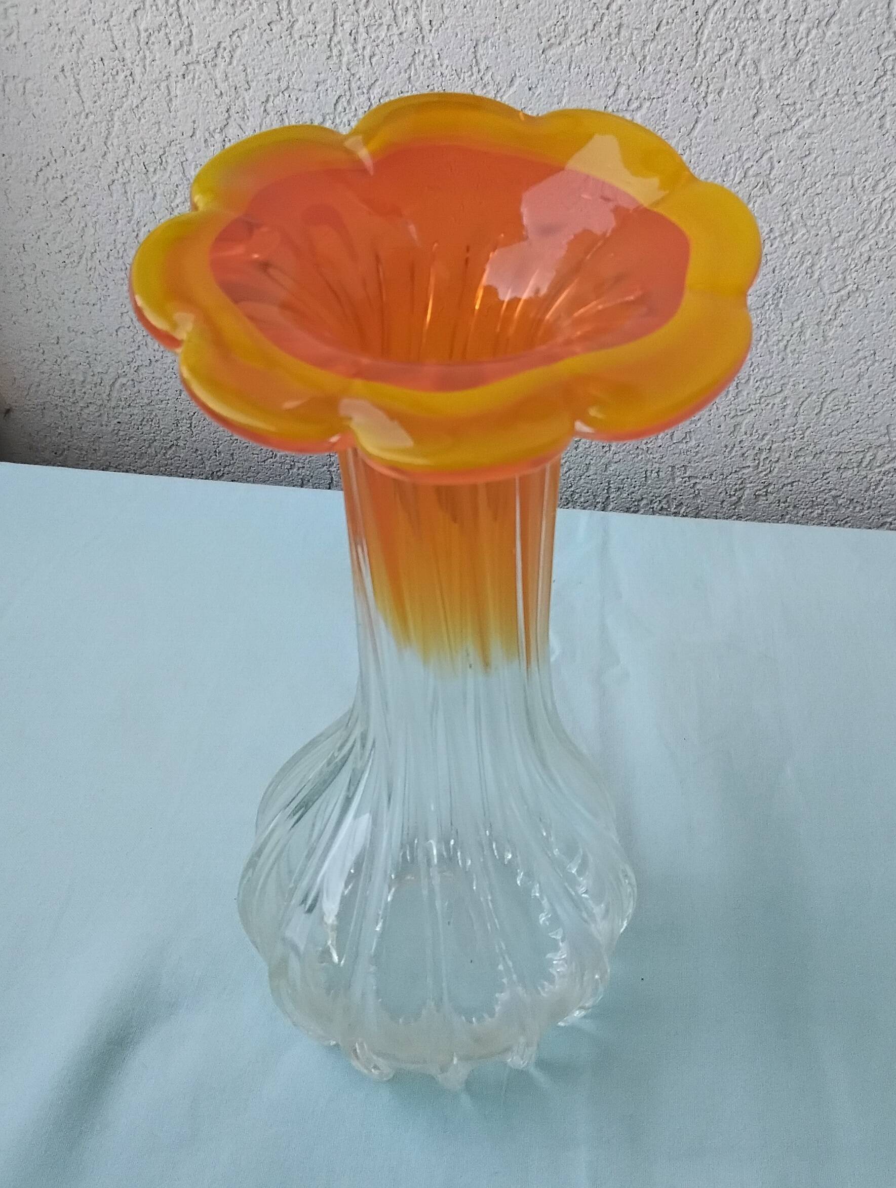 Murano glass vase
