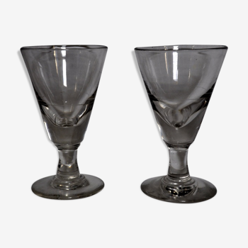 lot de 2 verres à absinthe