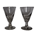 2 absinthe glasses
