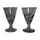 2 absinthe glasses