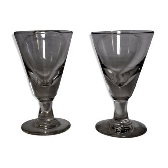 2 absinthe glasses