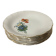 Set of 6 Antique Deep Plates Digoin & Sarreguemines - Model R