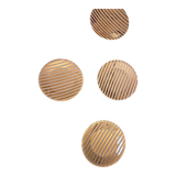 Suite of 4 golden plates