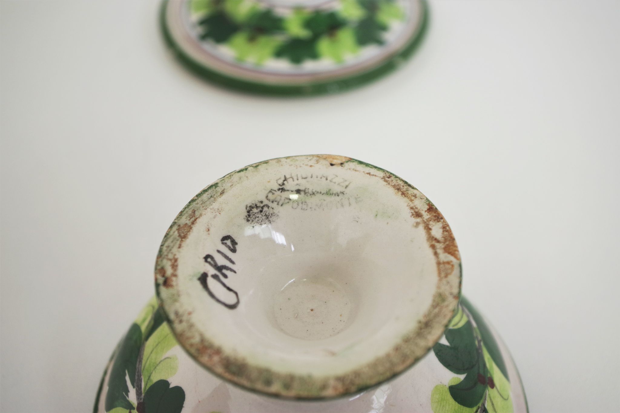 Assiette bonbon de capodimonte, 1960