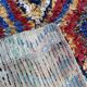 Tapis Marocain Boucherouite coloré - 88 x 158 cm