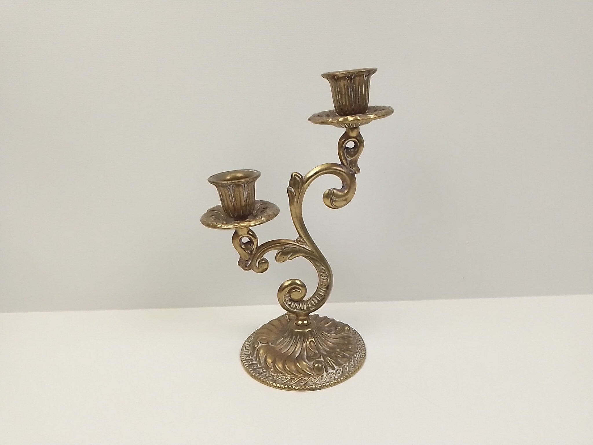 Brass chandelier 2 branches