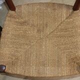 Set of 4 Scandinavian chairs by Peter Hvidt – teak & cord – 1960s