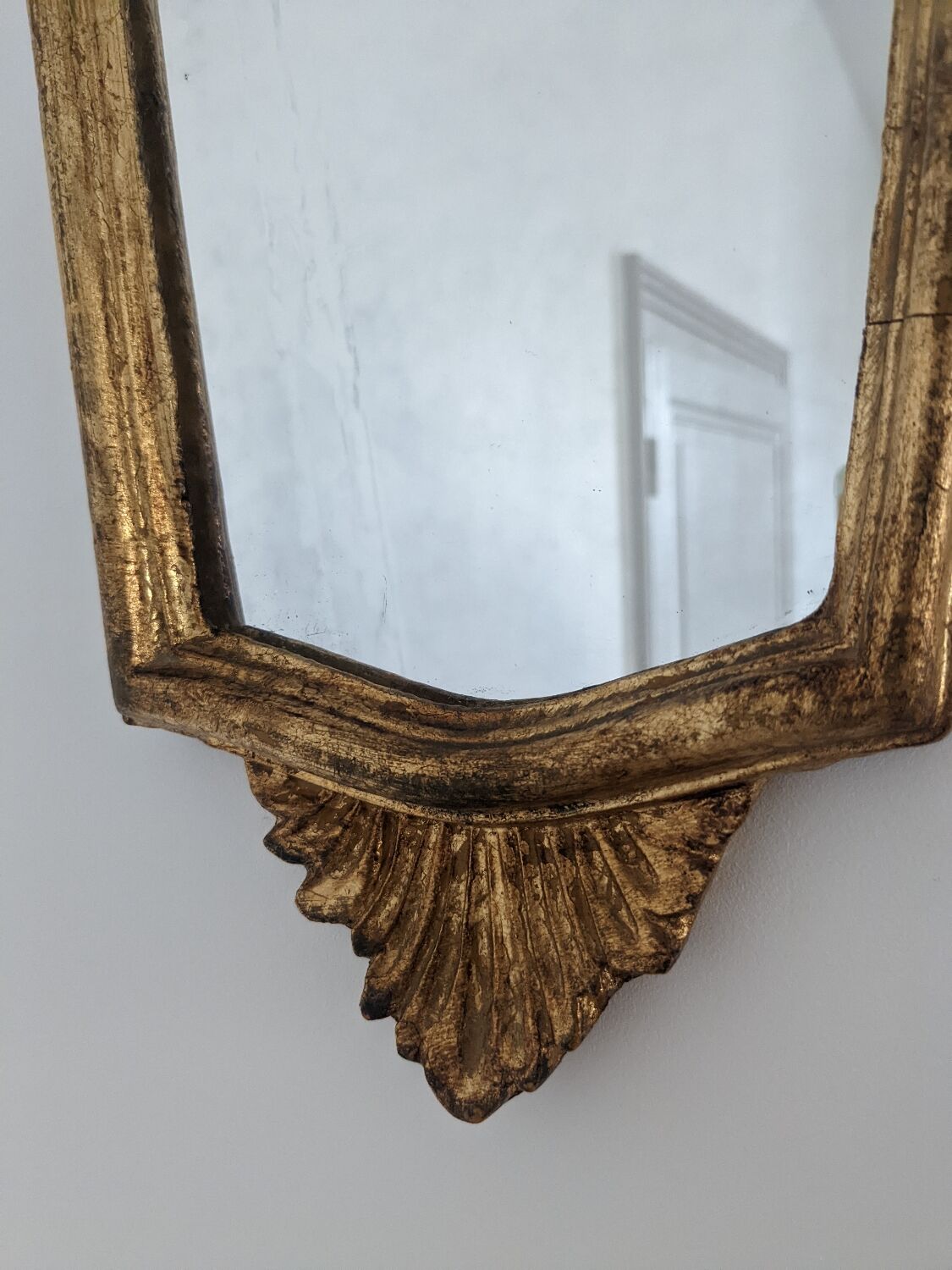 Mirror rocaille Louis XV style 20x39cm