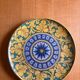 Assiette sicilienne motif "soleil"