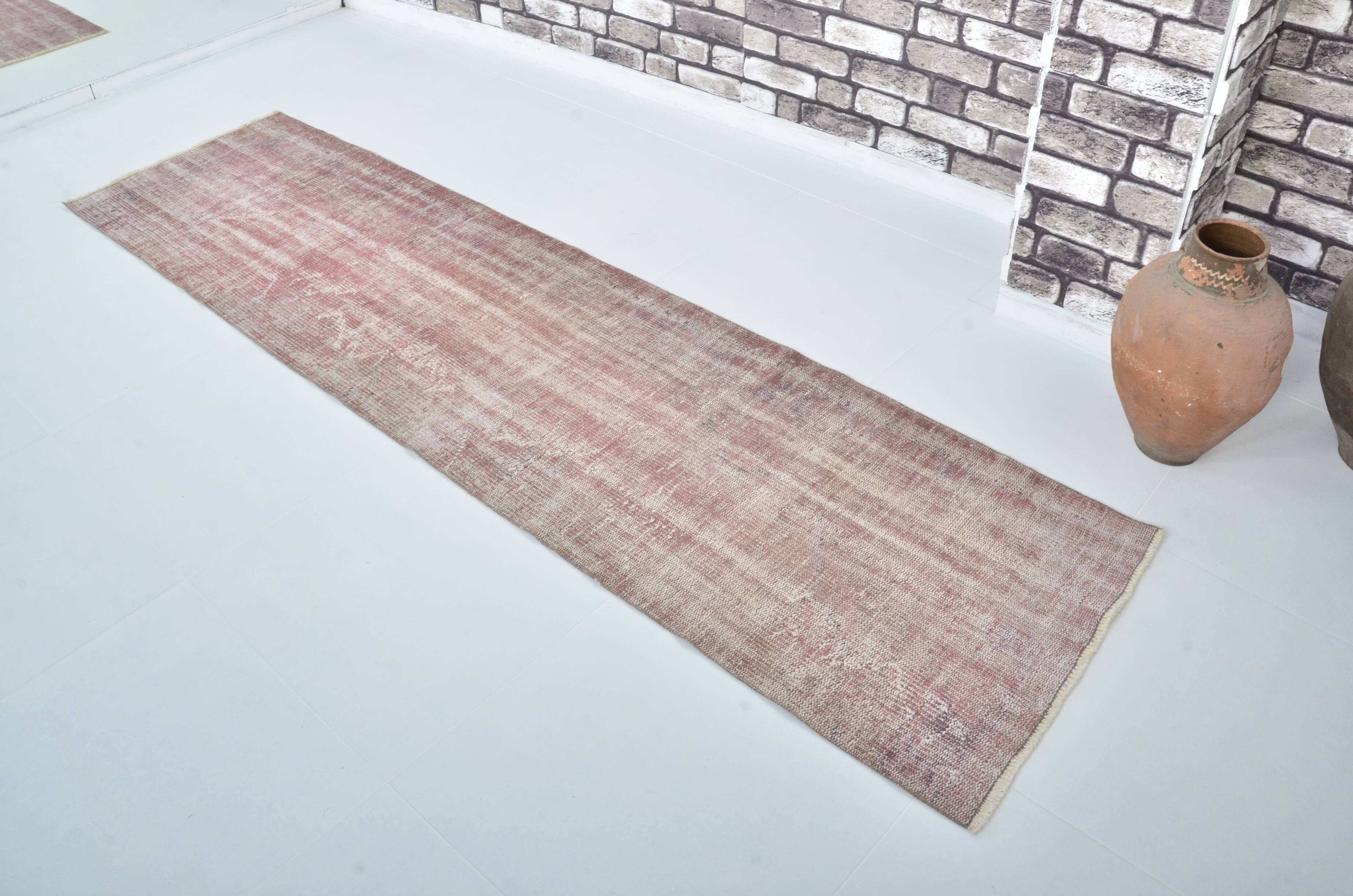 Pink Oushak Turkish Runner sku 3370