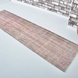 Pink Oushak Turkish Runner sku 3370