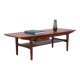 Large coffee table with magazine rack by O.M.F., 1960s