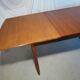 Scandinavian vintage extendable rectangular table