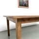 Very large farmhouse table in solid oak, 1950s – L300 cm