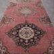 Vintage Turkish hallway rug 86x755 cm