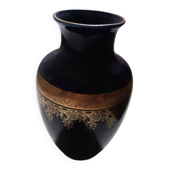 Vase bleu de four