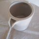 Large white porcelain milk jug