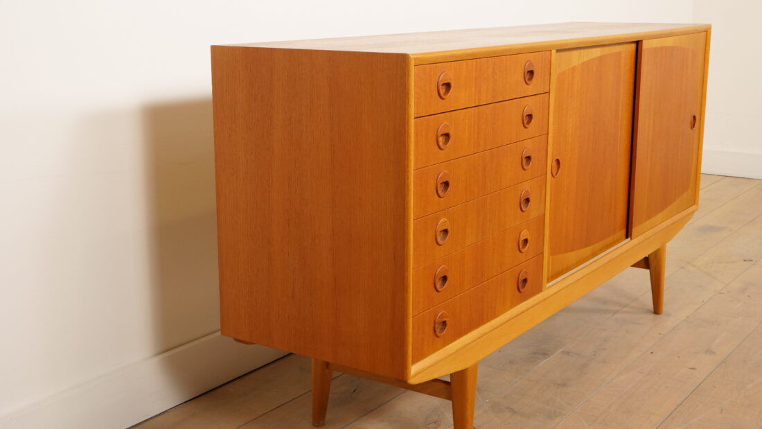 Vintage sideboard | Teak | 160 cm | Model Borgia