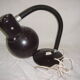 Desk snake lamp, 1960, brown metal