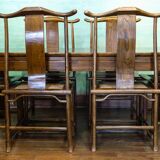 Ensemble 1 table ancienne chinoise + 6 chaises