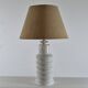Lampe de table en porcelaine vintage des années 1970 GDR.