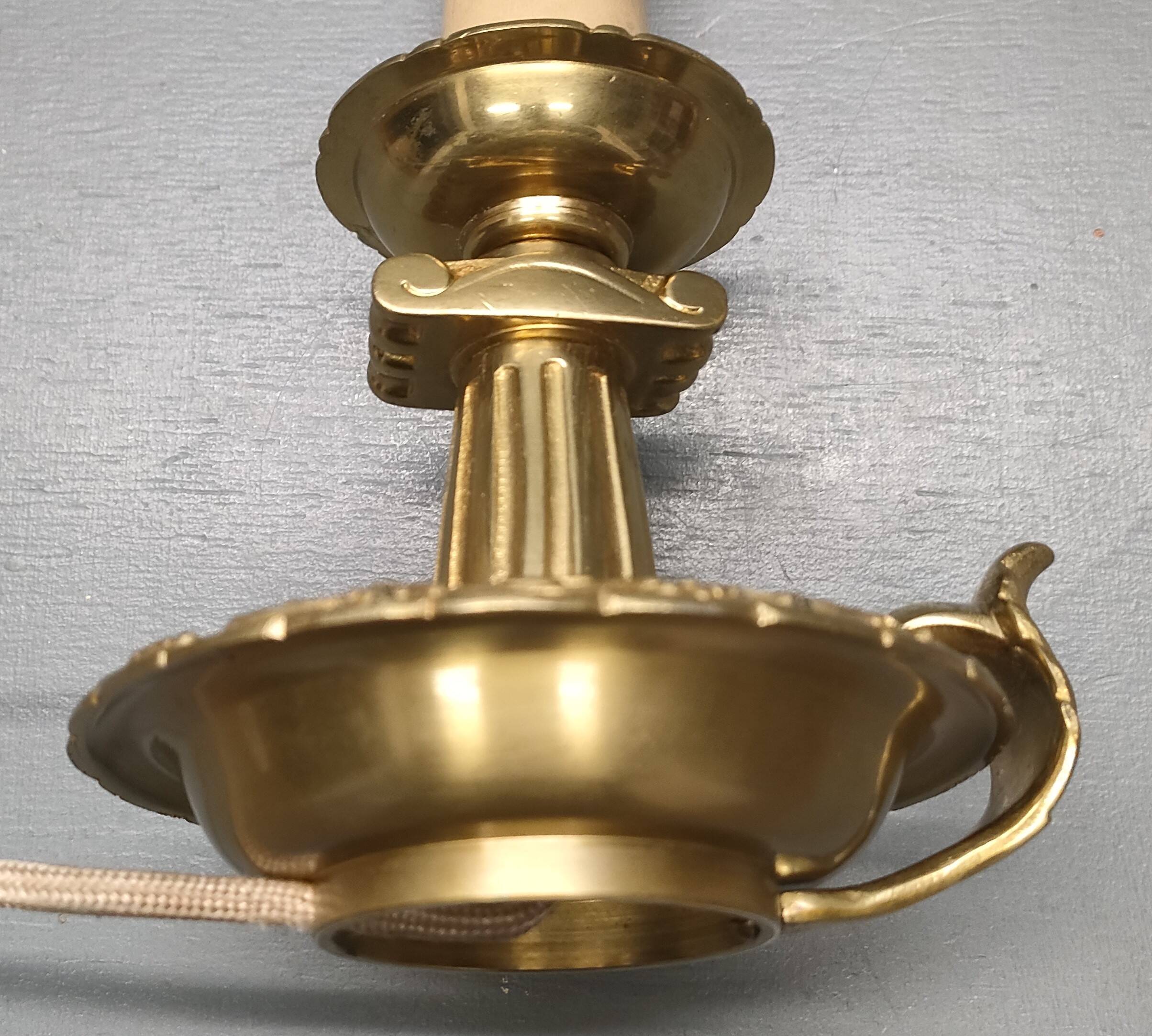Cave rat lamp with Doric column - Bronze - 1950s - France