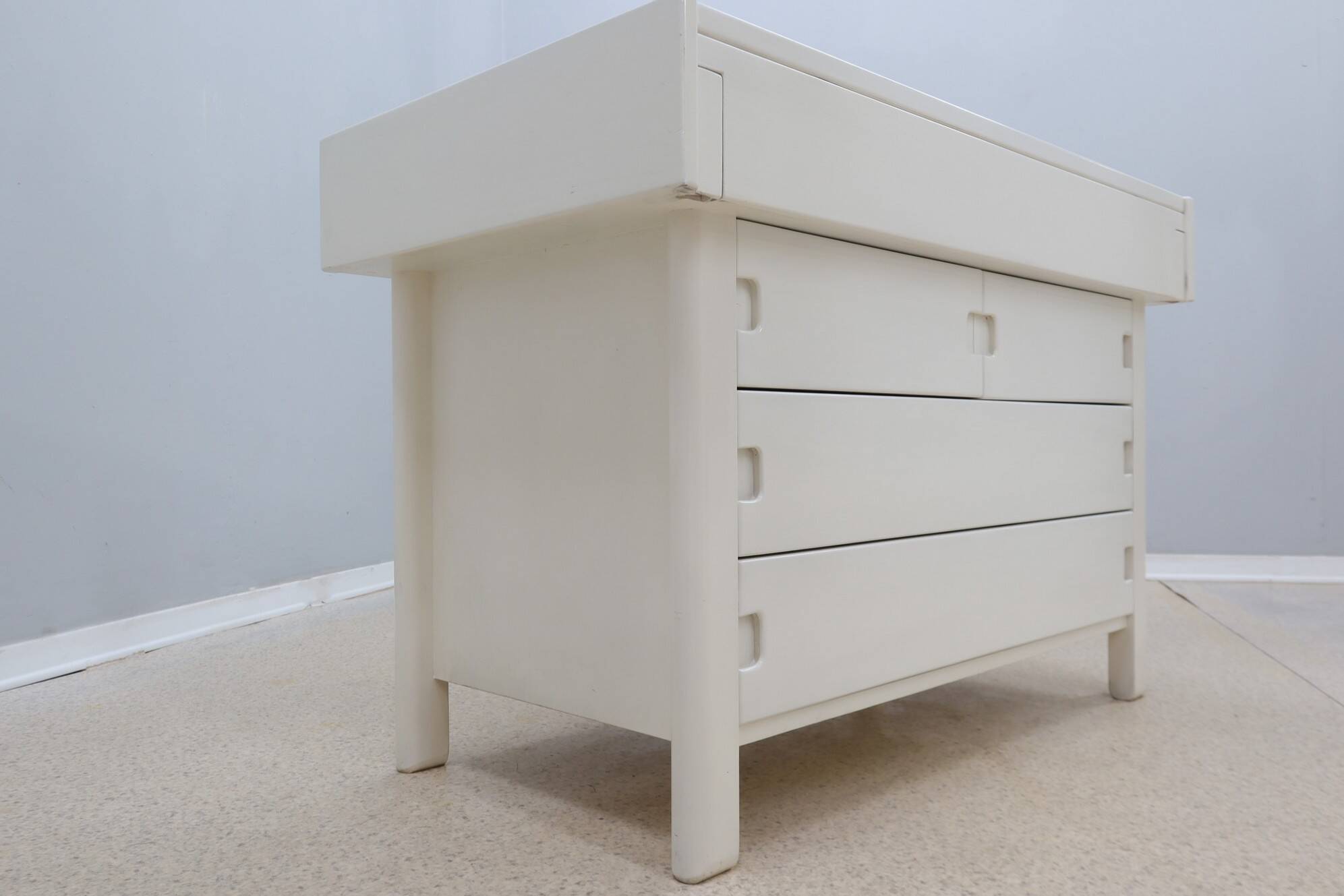 Saporiti vintage chest of drawers dressing table 1970s