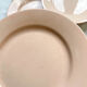 7 Flat plates Rose Digoin Sarreguemines