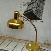 golden desk lamp by josef brumberg sundern (jbs) from the 60s