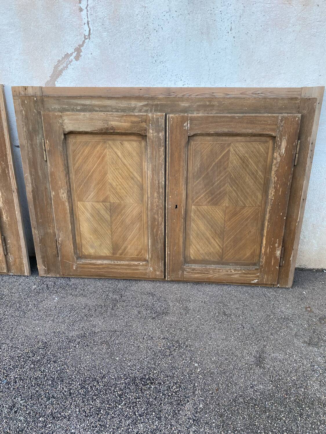 Pine cupboard duo