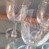 Chiseled glasses 60's