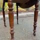 Oval extendable table with leaves Louis Philippe in solid wood, 19th century, with drawer.